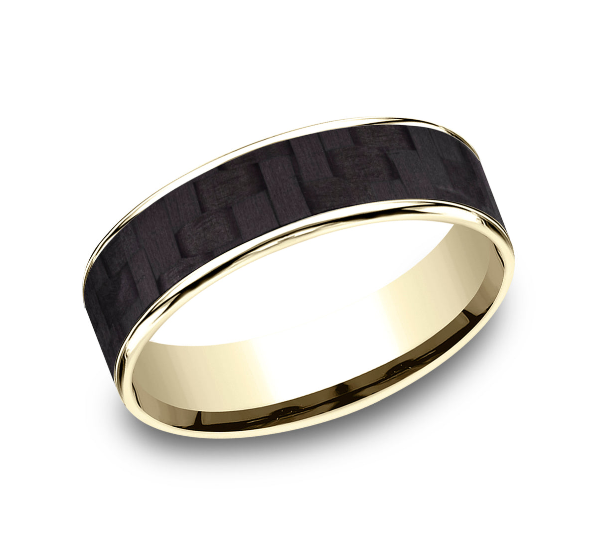 THE SCHUMACHER - 14K Yellow Gold / Black Carbon Fiber