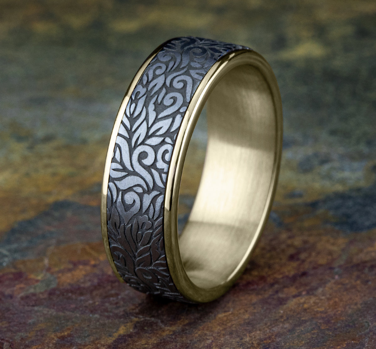 THE RANCH - 14K Yellow Gold / Grey Tantalum - image 4