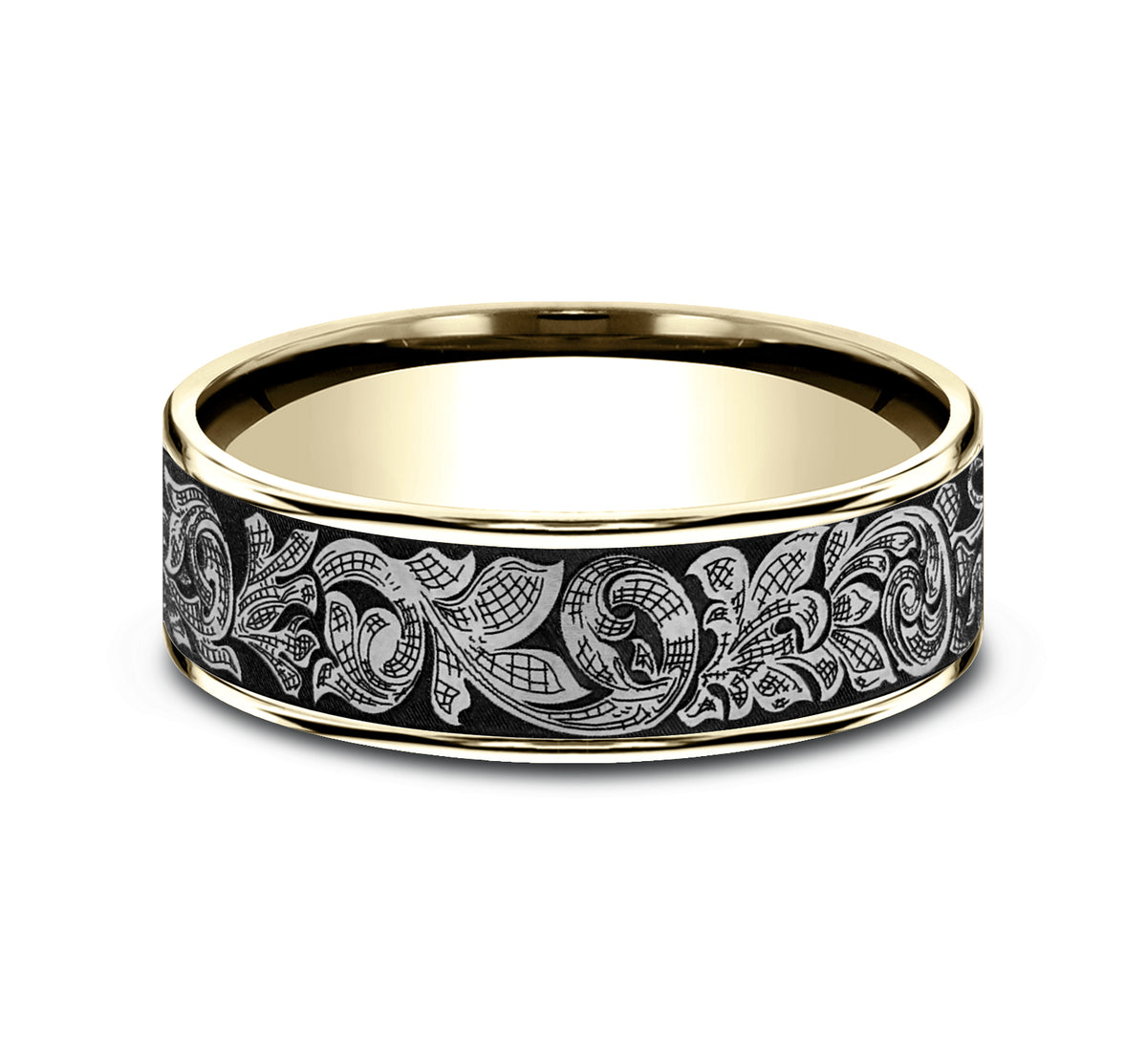 THE EMBASSY - 14K Yellow Gold / Grey Tantalum - image 3