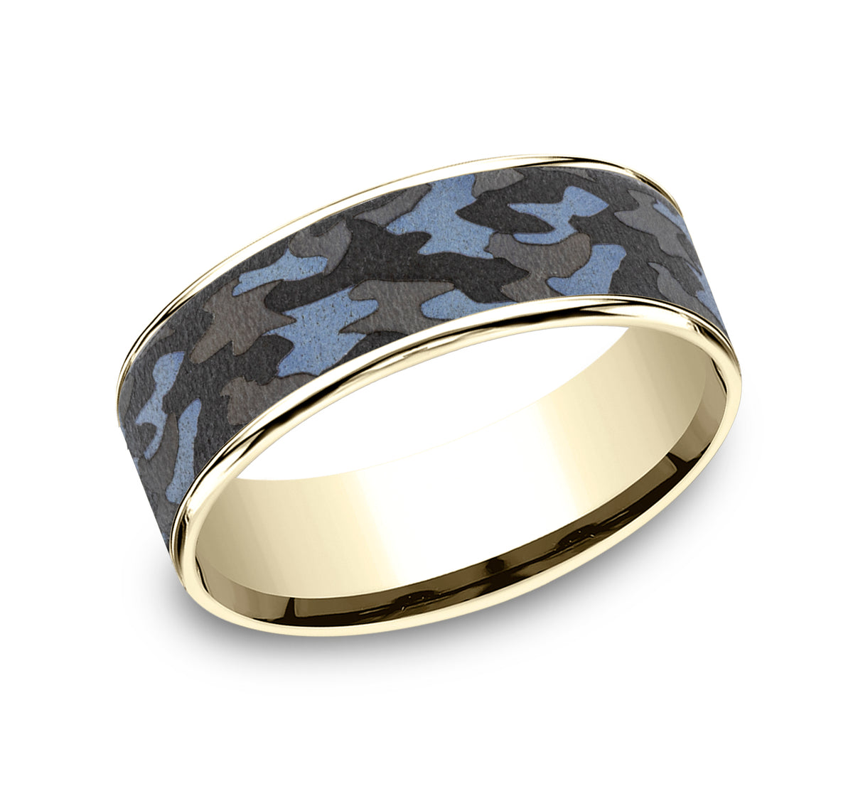 THE PATRIOT - 14K Yellow Gold / Grey Tantalum