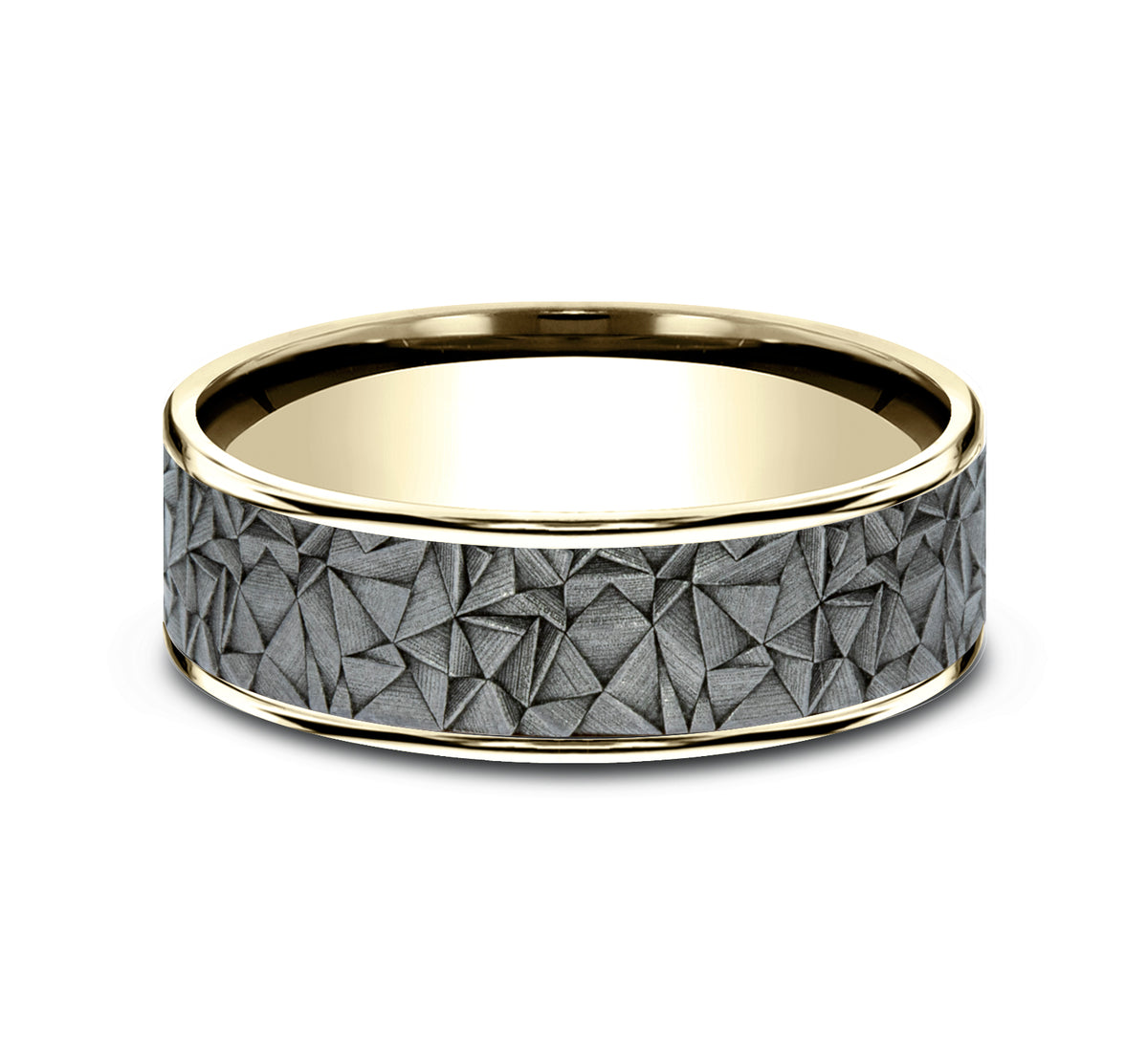 THE GALLERY - 14K Yellow Gold / Grey Tantalum - image 3