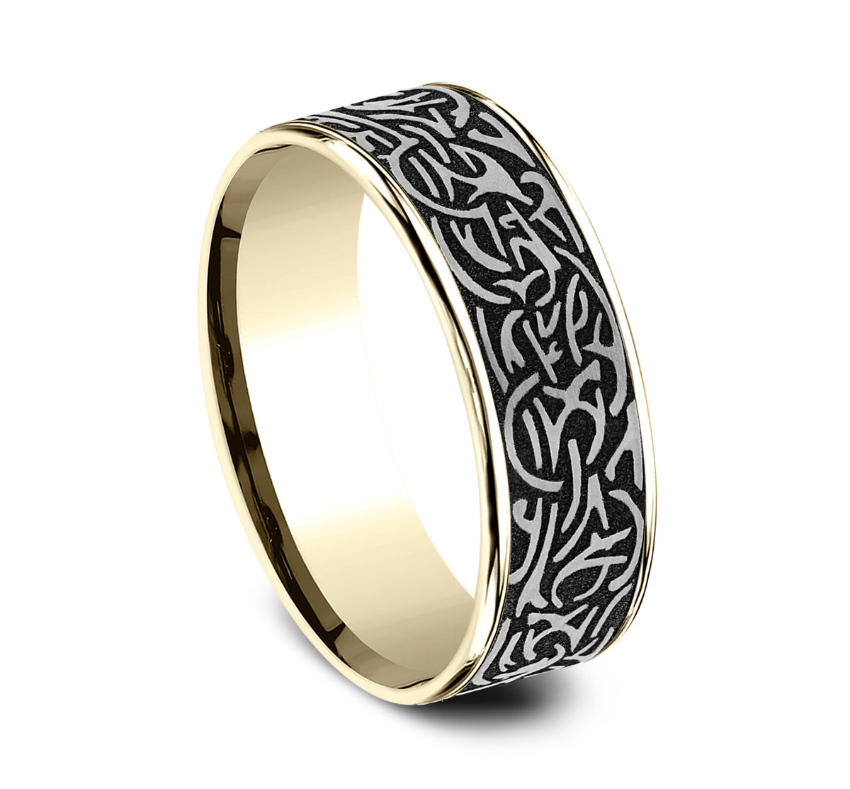 THORS HAMMER - 14K Yellow Gold / Grey-Black Titanium - image 2