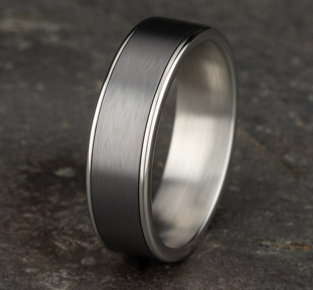 THE REMBRANDT - 14K White Gold / Grey Tantalum - image 4