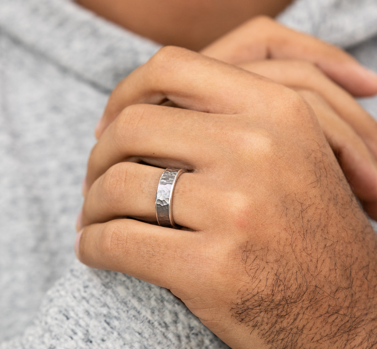 THE MAX - 14K White Gold / Grey Tantalum - image 5