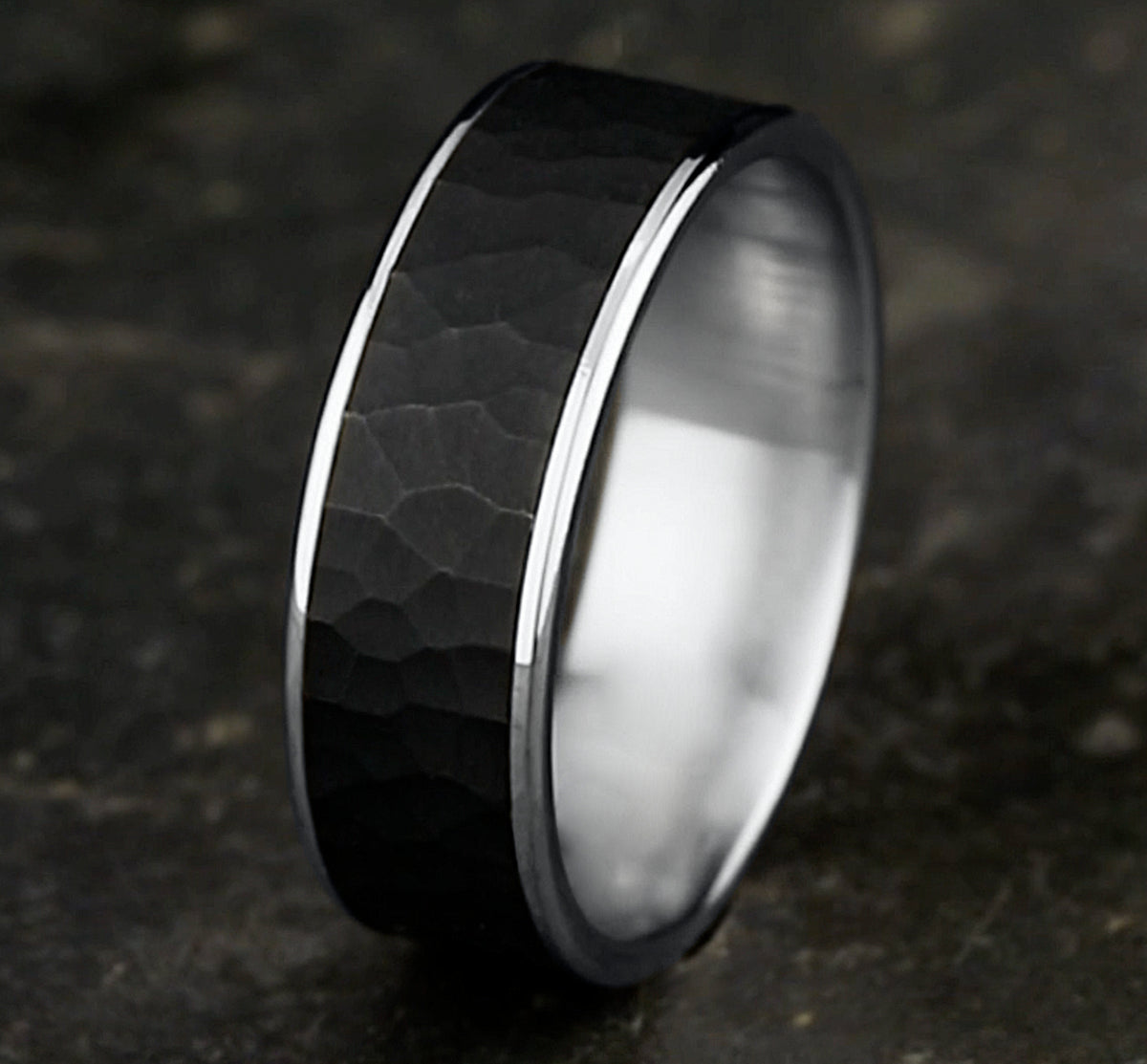 THE MAX - 14K White Gold / Darkened Tantalum - image 4