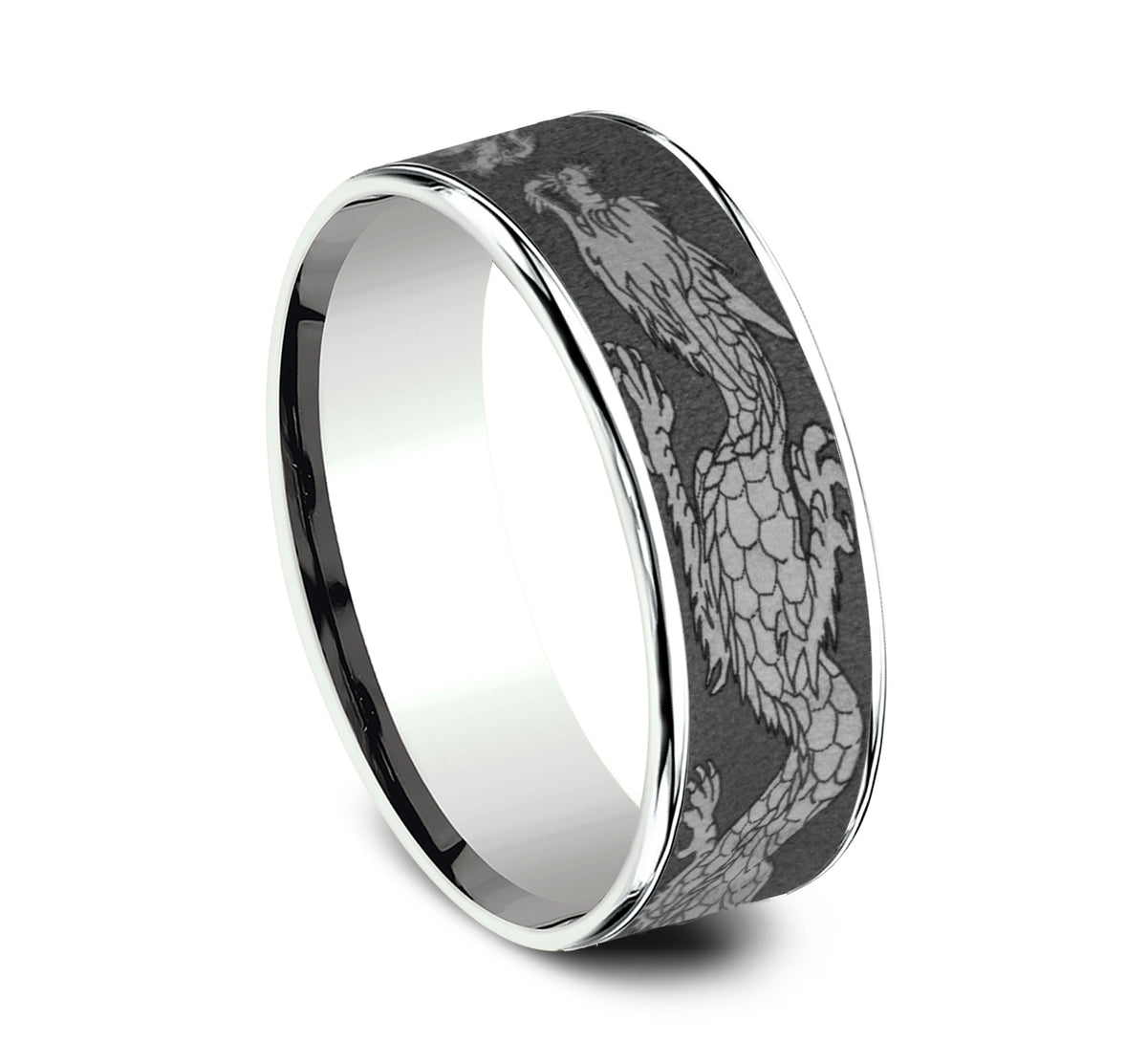 THE PROTECTOR - 14K White Gold / Darkened Tantalum - image 2
