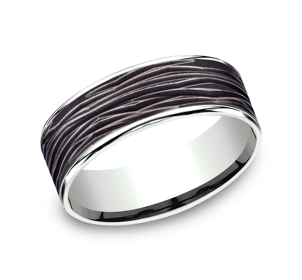 THE DRYAD - 14K White Gold / Black Titanium