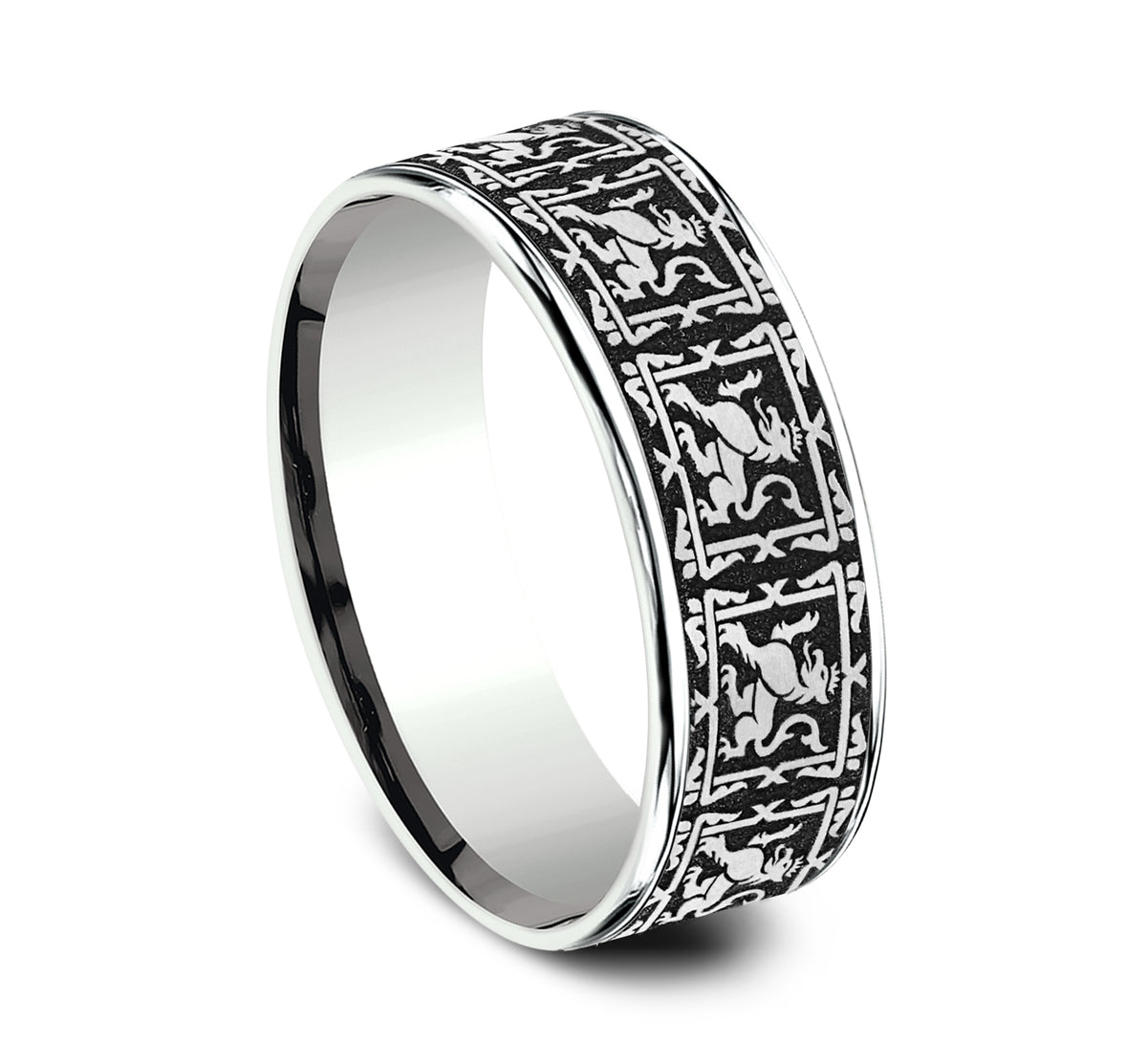 THE GUARDIAN - 14K White Gold / Grey/Black Titanium - image 2