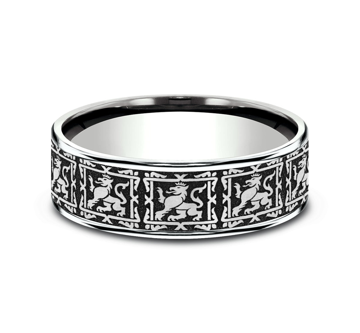 THE GUARDIAN - 14K White Gold / Grey/Black Titanium - image 3