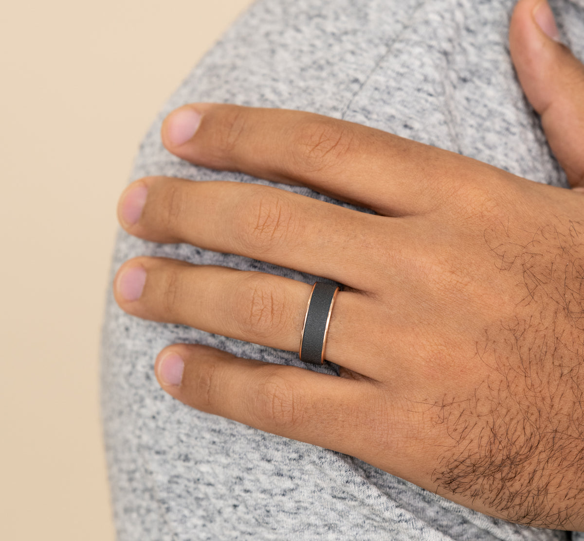 THE SERGEANT - 14K Rose Gold / Darkened Tantalum - image 5