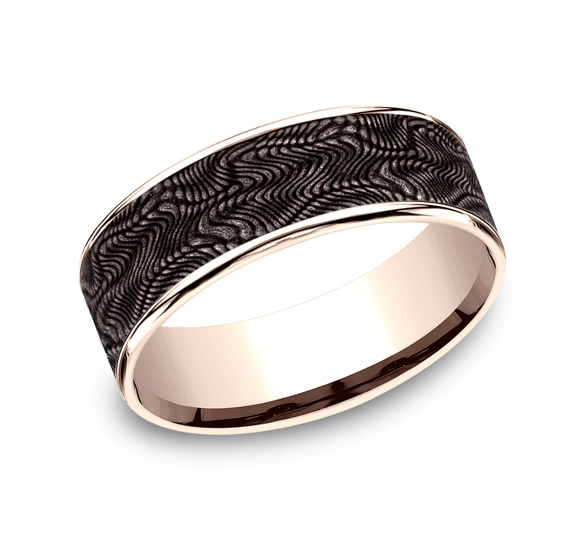 THE PYTHON - 14K Rose Gold / Grey Tantalum