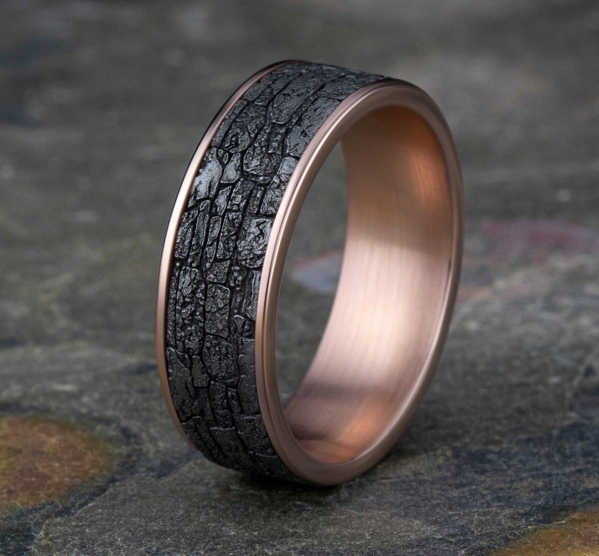 THE JACKSON - 14K Rose Gold / Grey Tantalum - image 4