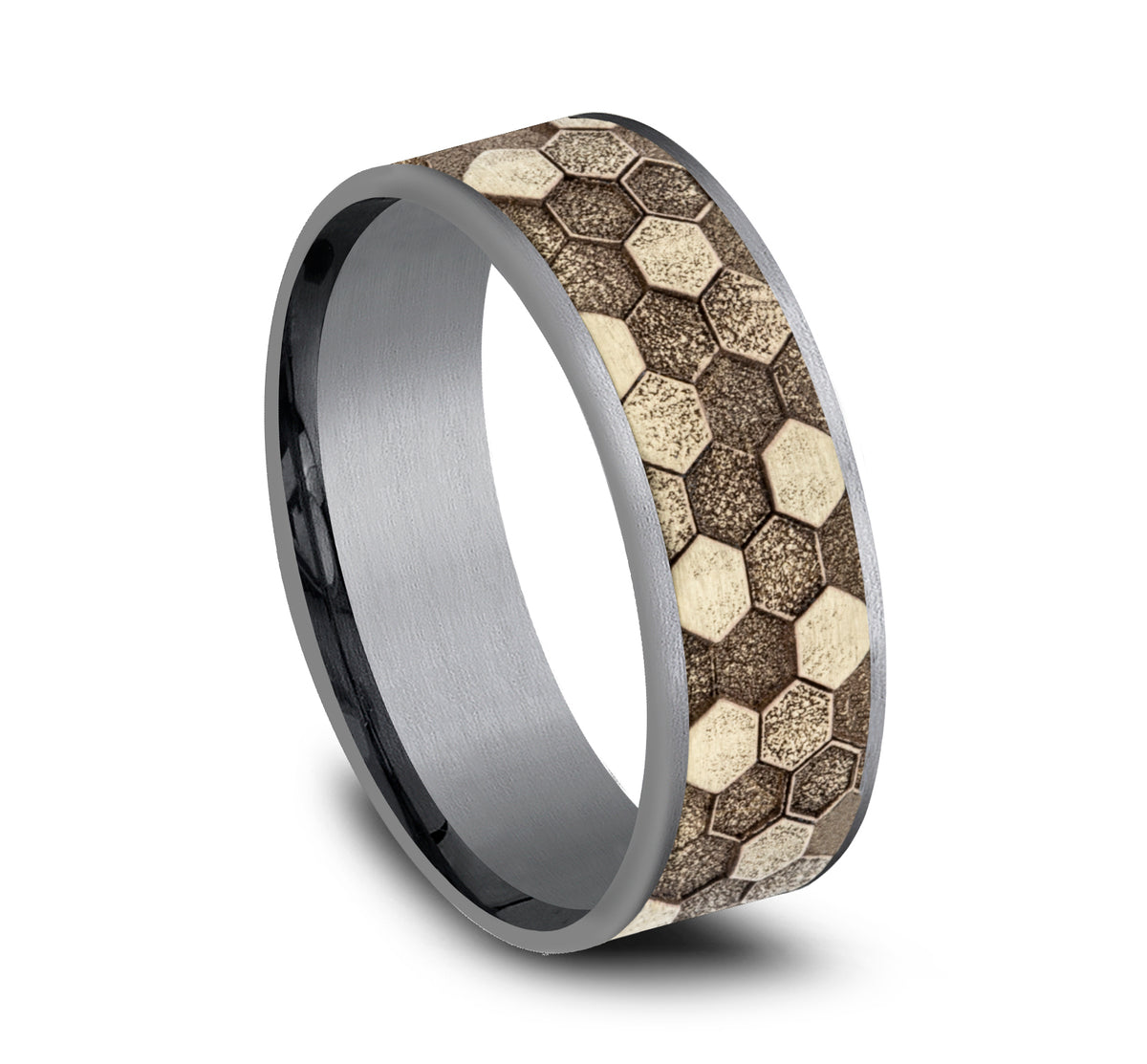 THE KEEPER - Grey Tantalum / 14K Yellow Gold - image 2