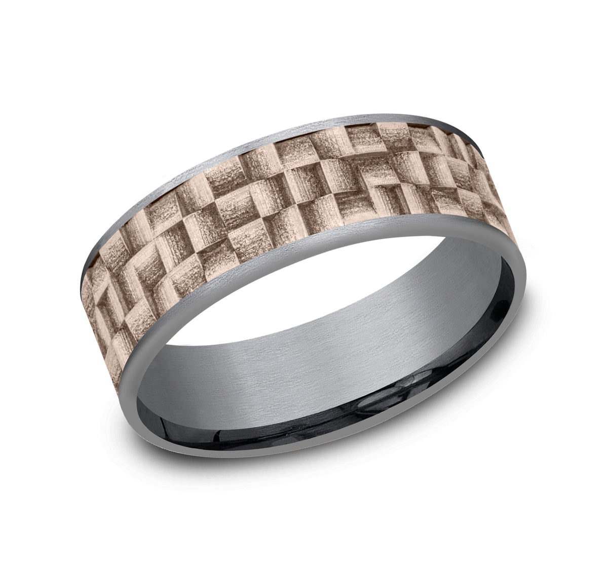 THE WEAVER - Grey Tantalum / 14K Rose Gold