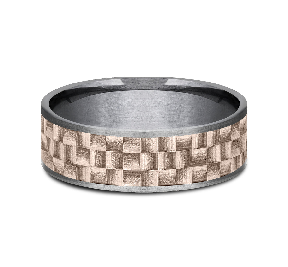 THE WEAVER - Grey Tantalum / 14K Rose Gold - image 3