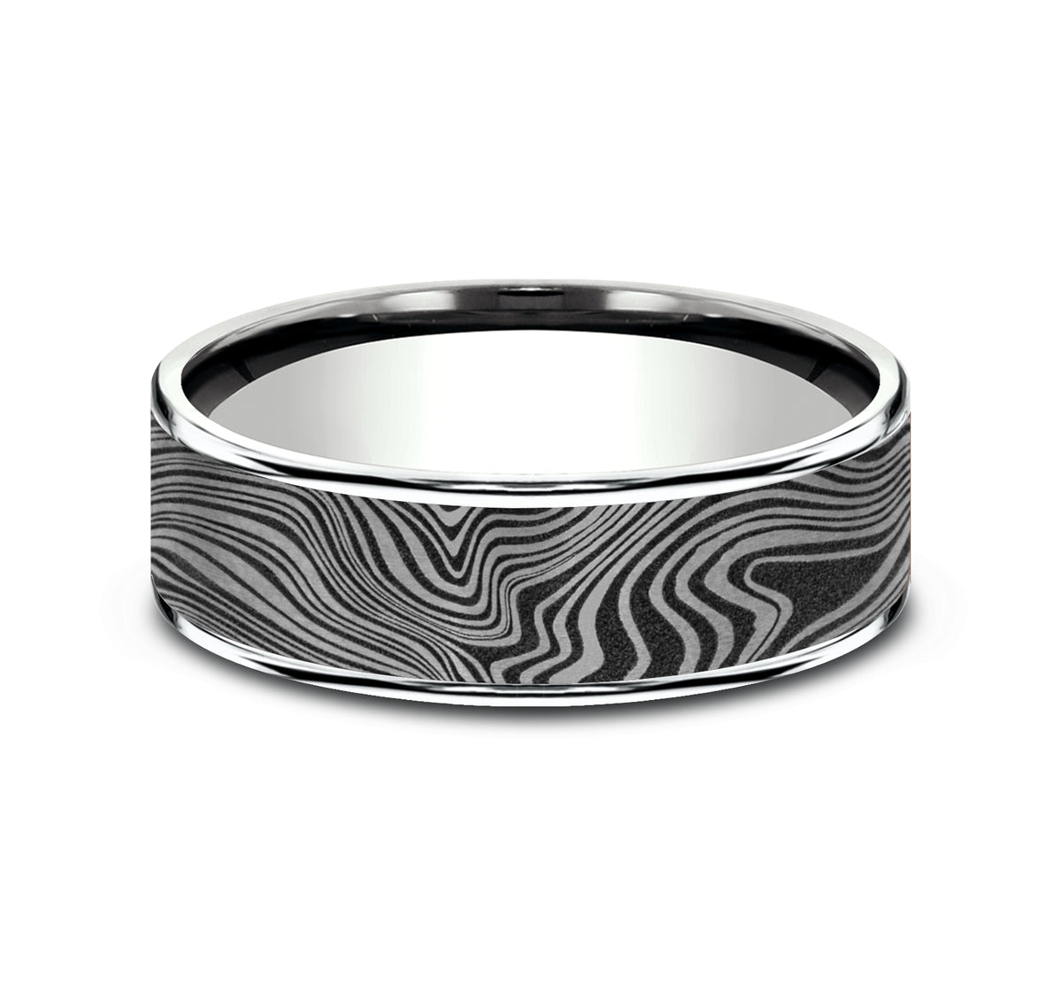 THE MARBLE - 14K White Gold / Grey Tantalum - image 3