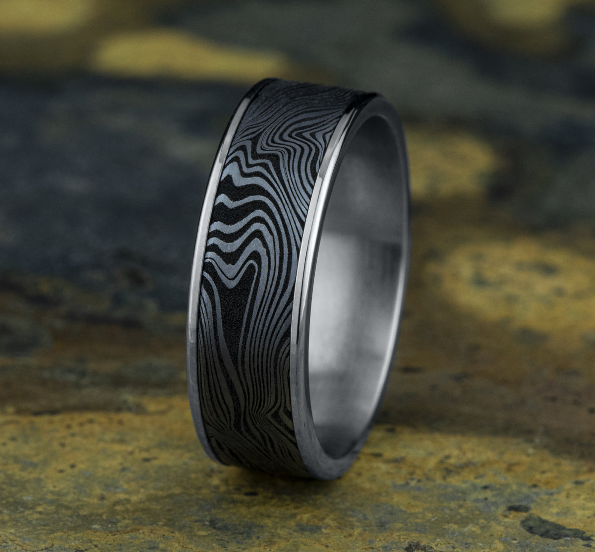 THE MARBLE - 14K White Gold / Grey Tantalum - image 4
