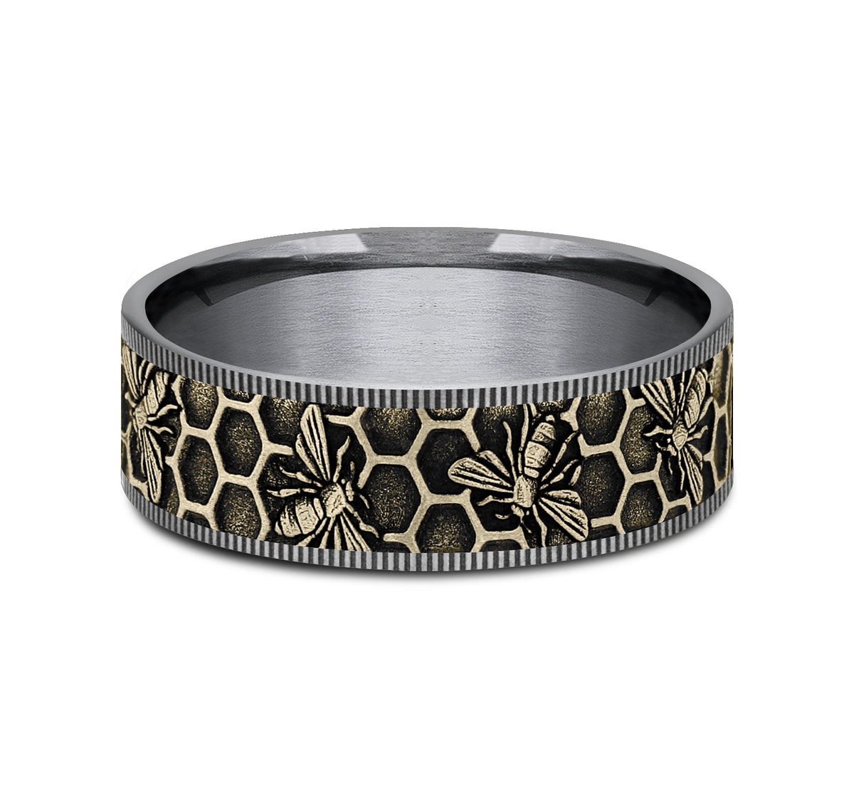 THE APIS - Grey Tantalum / 14K Yellow Gold - image 3