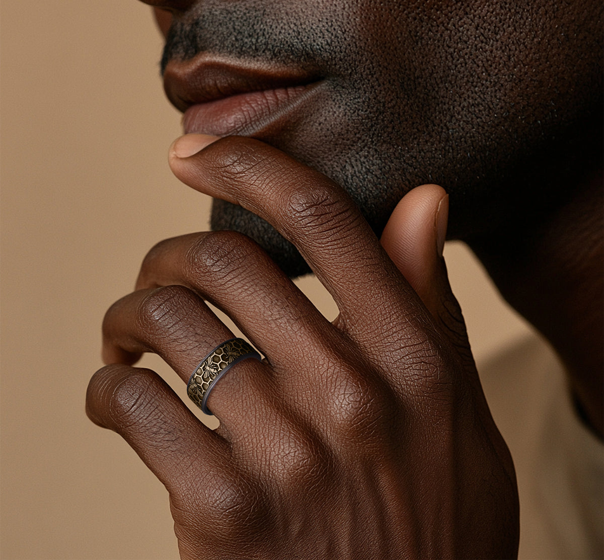 THE APIS - Grey Tantalum / 14K Yellow Gold - image 5