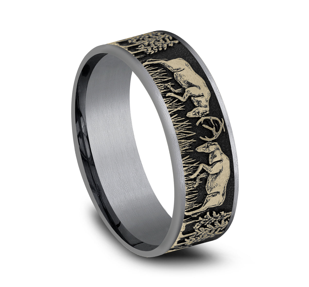 THE RUT - Grey Tantalum / 14K Yellow Gold - image 2