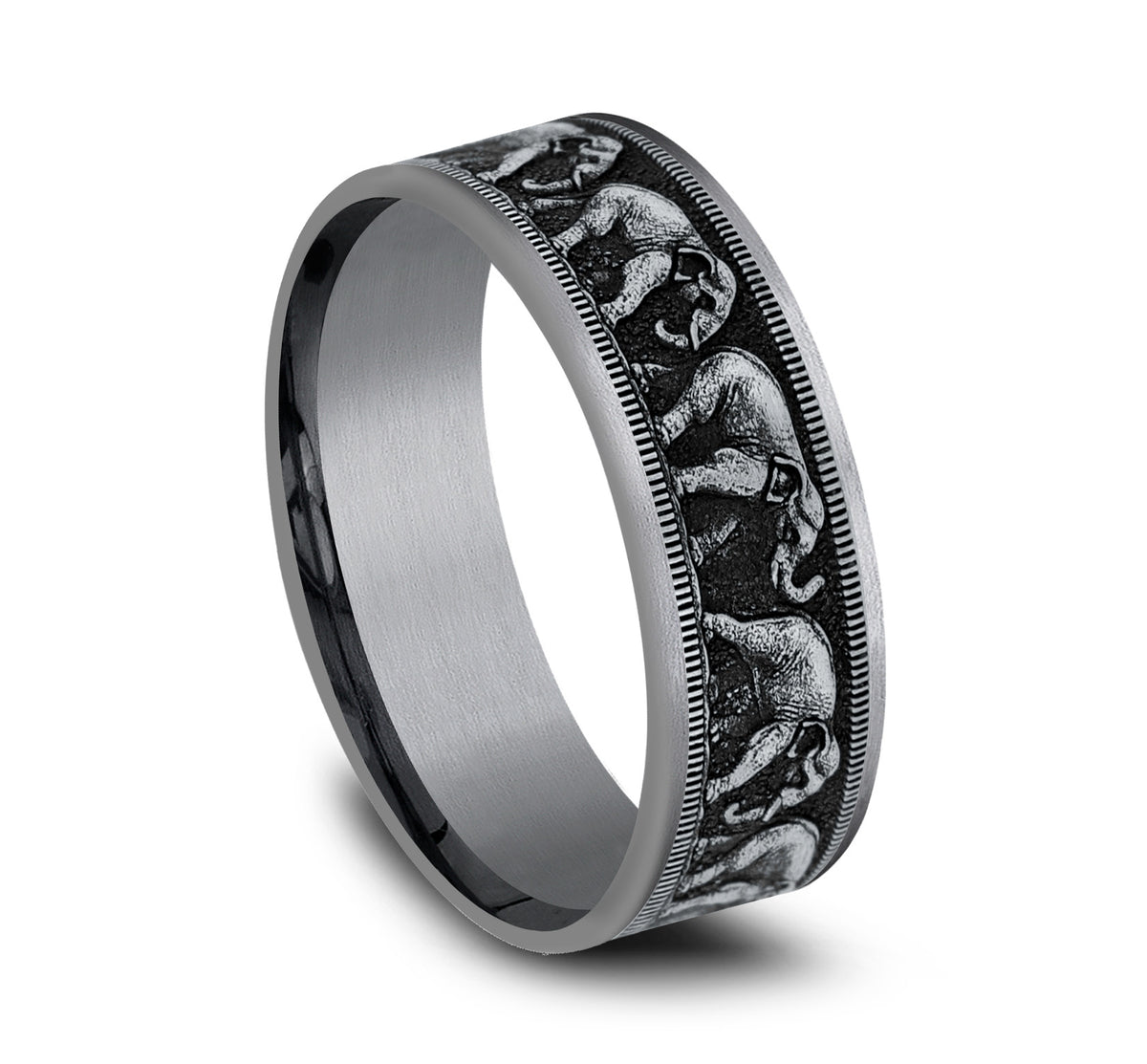 THE OLIFANT - Grey Tantalum / 14K White Gold - image 2