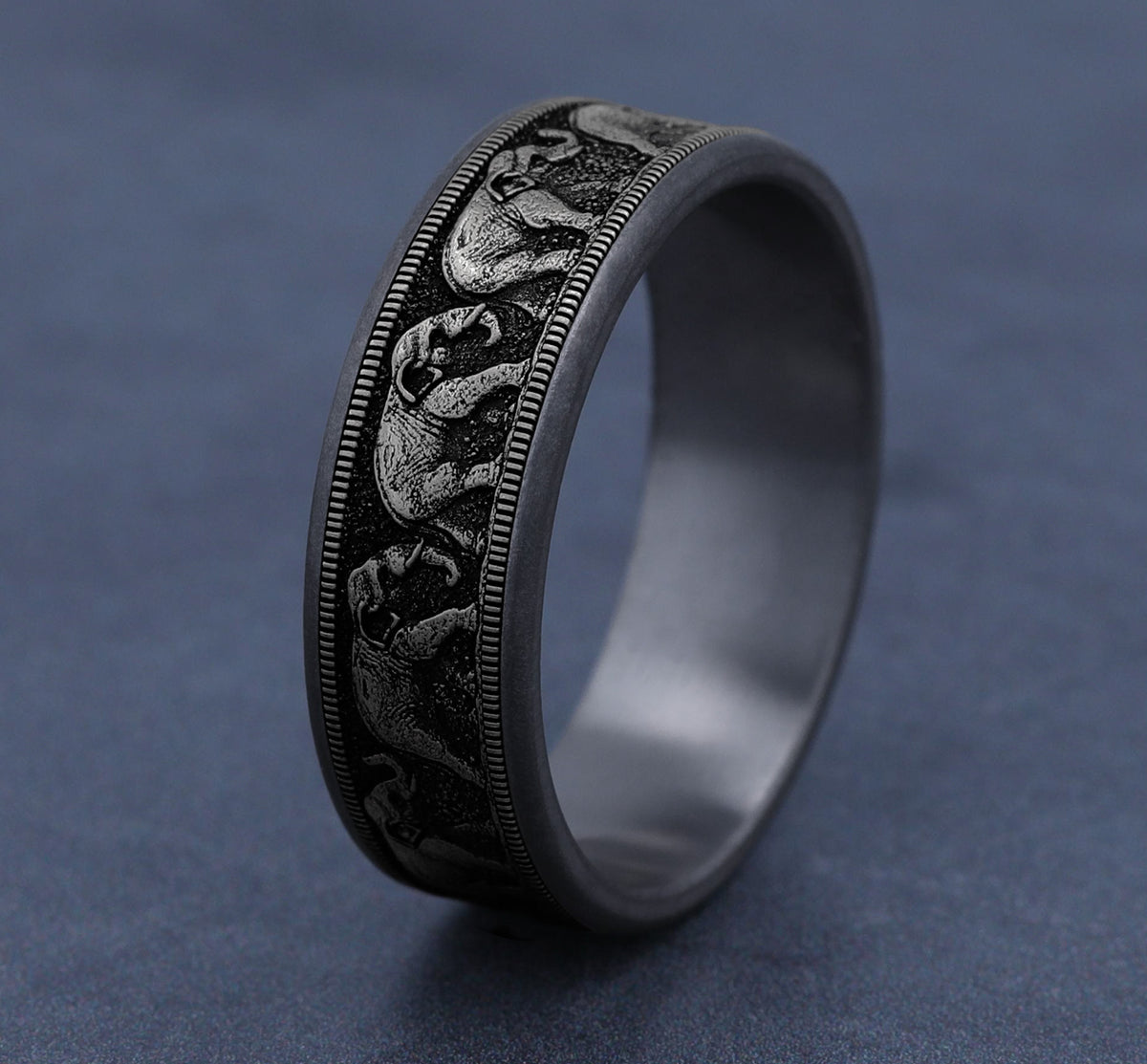 THE OLIFANT - Grey Tantalum / 14K White Gold - image 4