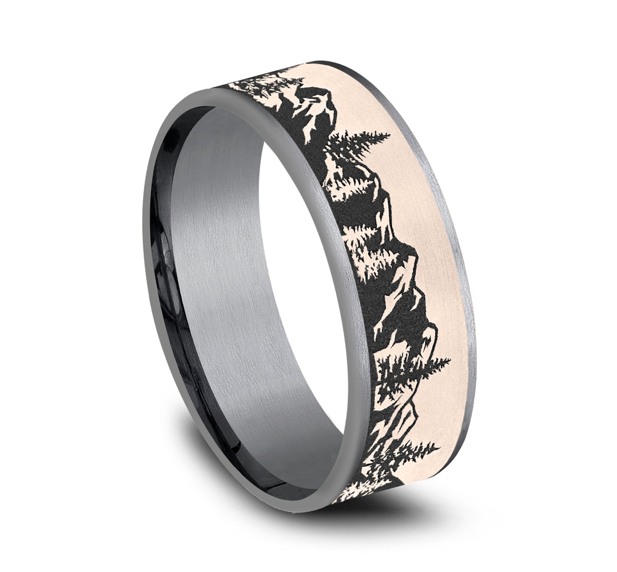 THE PEAK - Grey Tantalum / 14K Rose Gold - image 2