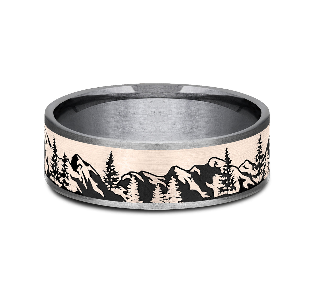 THE PEAK - Grey Tantalum / 14K Rose Gold - image 3