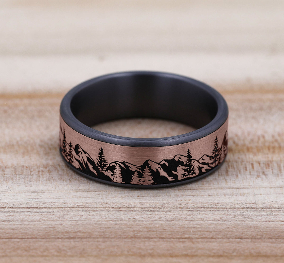 THE PEAK - Grey Tantalum / 14K Rose Gold - image 4