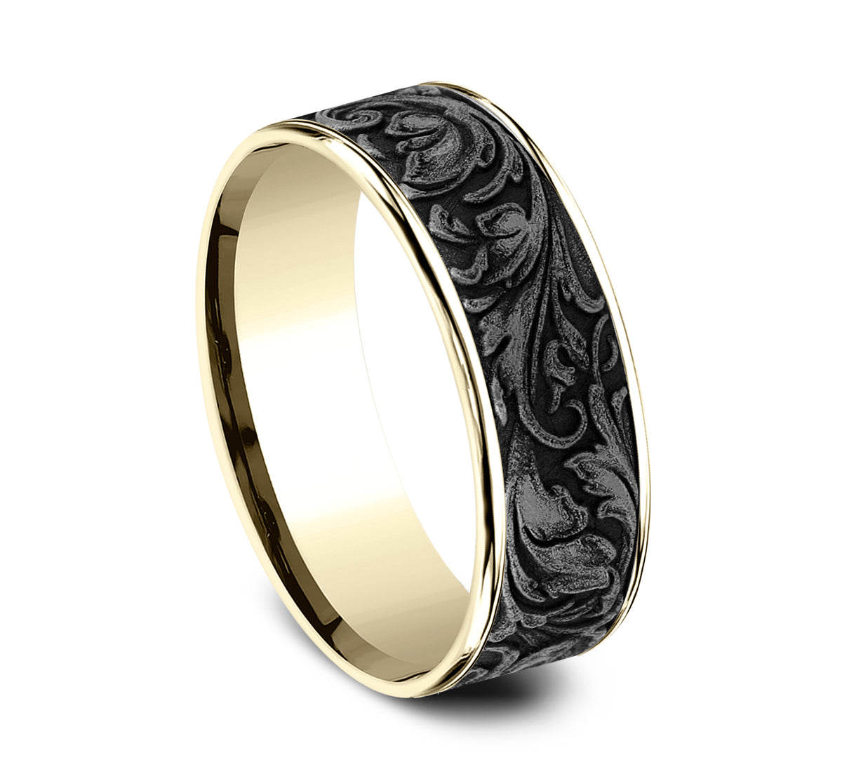 THE VINEYARD - 14K Yellow Gold / Grey Tantalum - image 2
