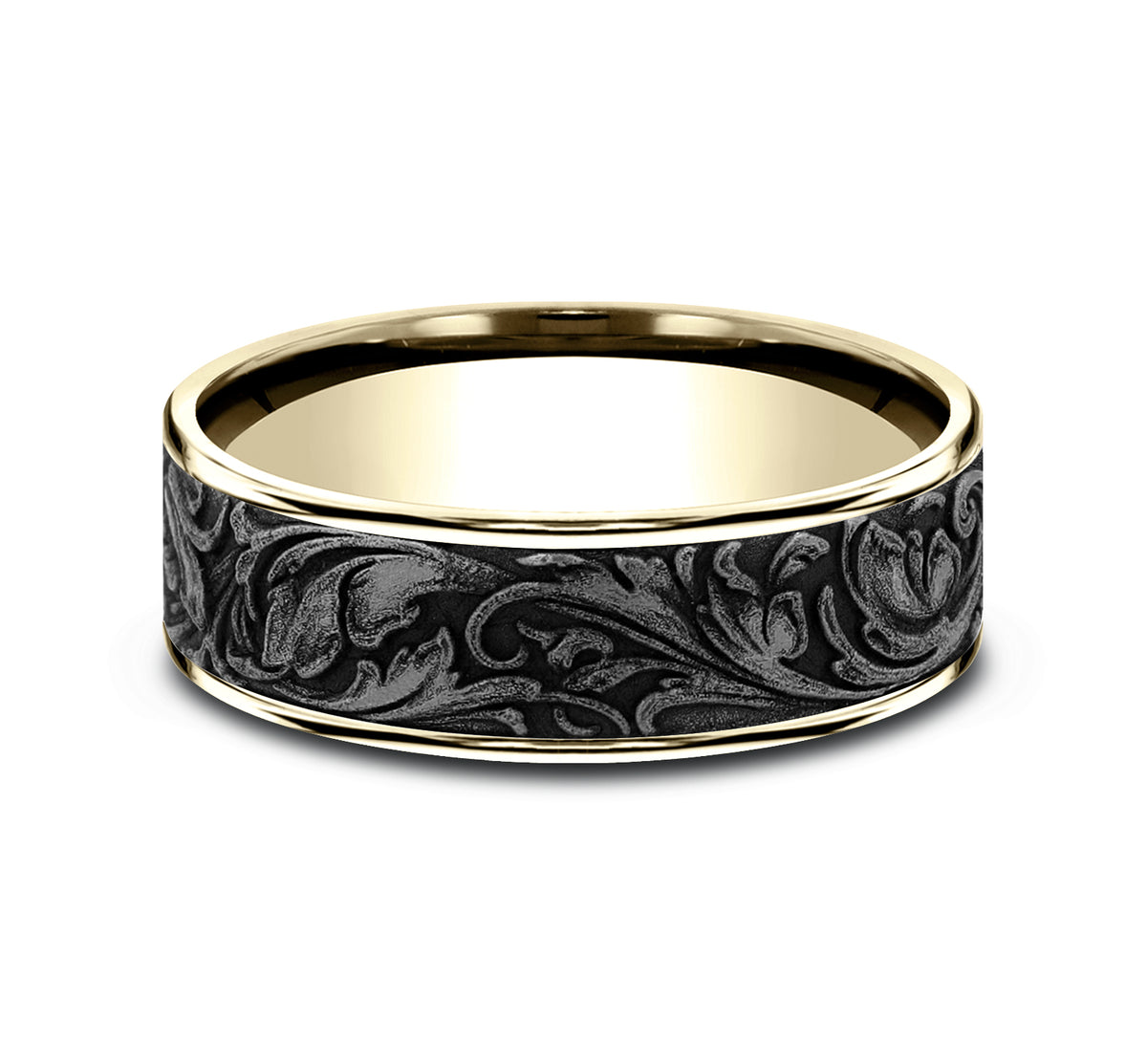 THE VINEYARD - 14K Yellow Gold / Grey Tantalum - image 3