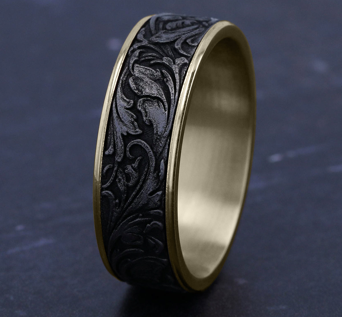 THE VINEYARD - 14K Yellow Gold / Grey Tantalum - image 4