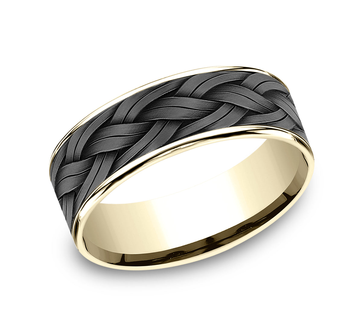 THE ROPE - 14K Yellow Gold / Grey Tantalum