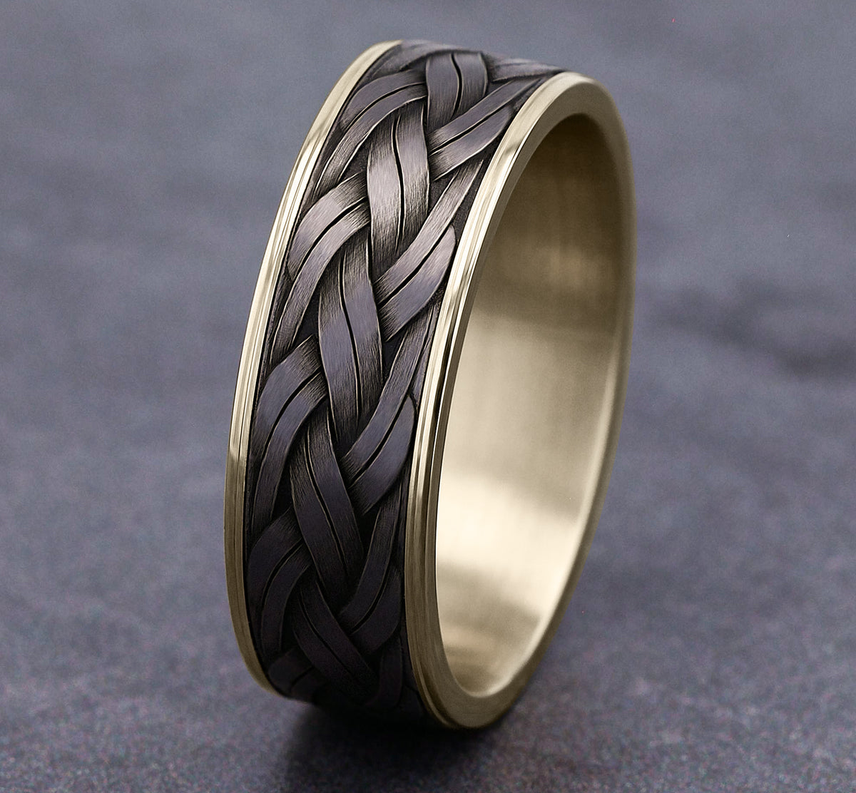 THE ROPE - 14K Yellow Gold / Grey Tantalum - image 4