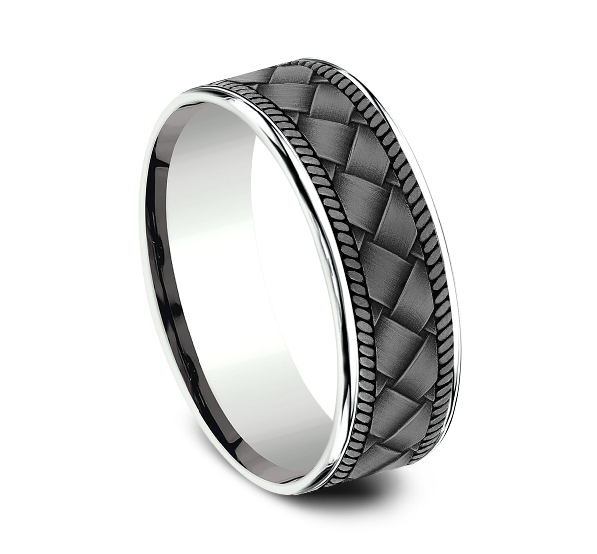 THE BASKET - 14K White Gold / Grey Tantalum - image 2