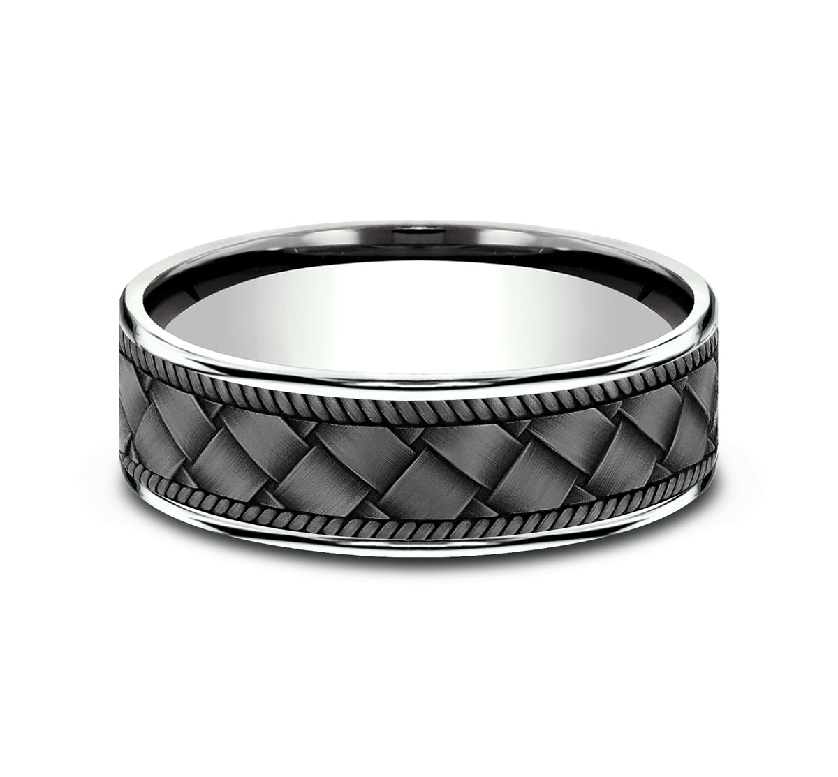 THE BASKET - 14K White Gold / Grey Tantalum - image 3