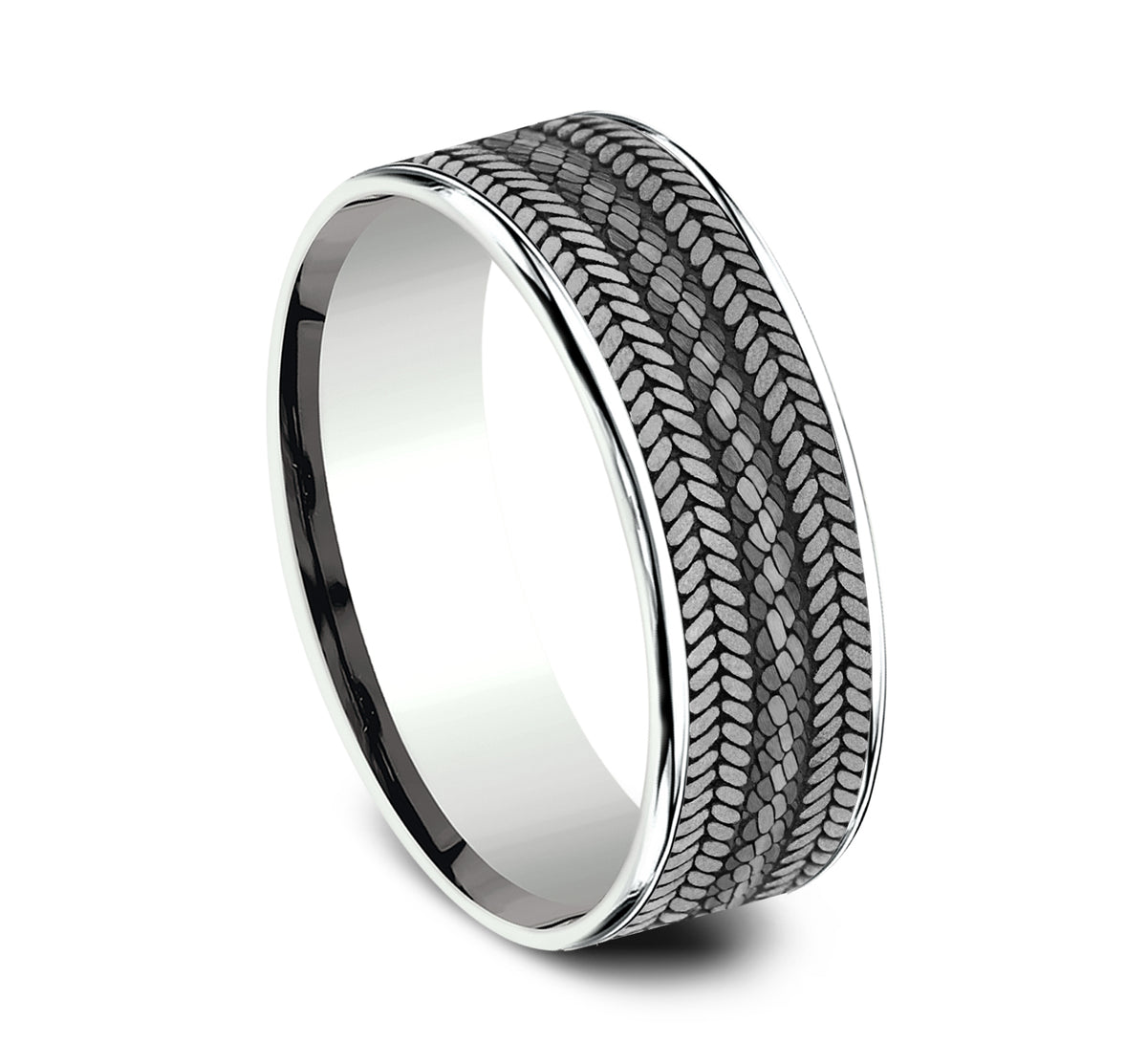 THE CORDOVAN - 14K White Gold / Grey Tantalum - image 2