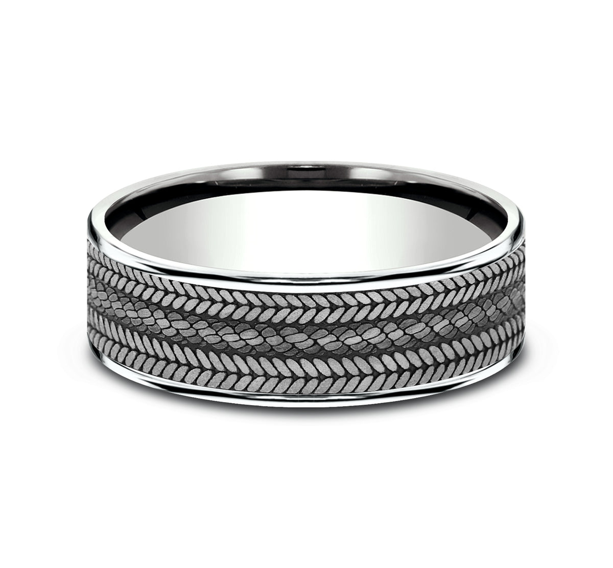 THE CORDOVAN - 14K White Gold / Grey Tantalum - image 3