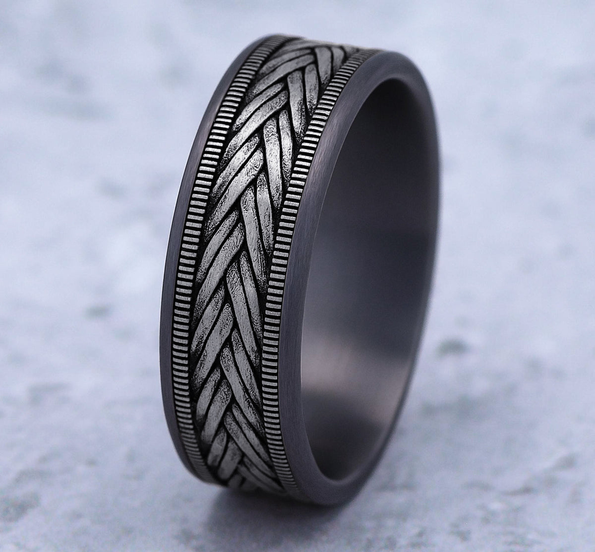 THE WHEAT - Grey Tantalum / 14K White Gold - image 4