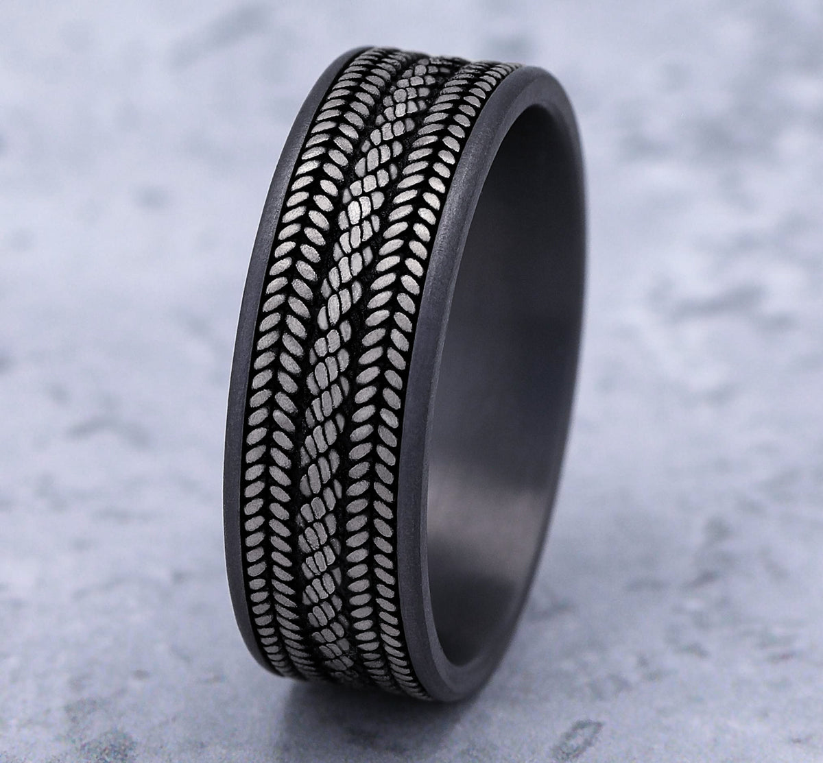 THE CORDOVAN - Grey Tantalum / 14K White Gold - image 4