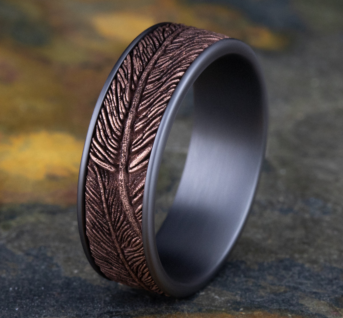 THE FALCON - Grey Tantalum / 14K Rose Gold - image 4