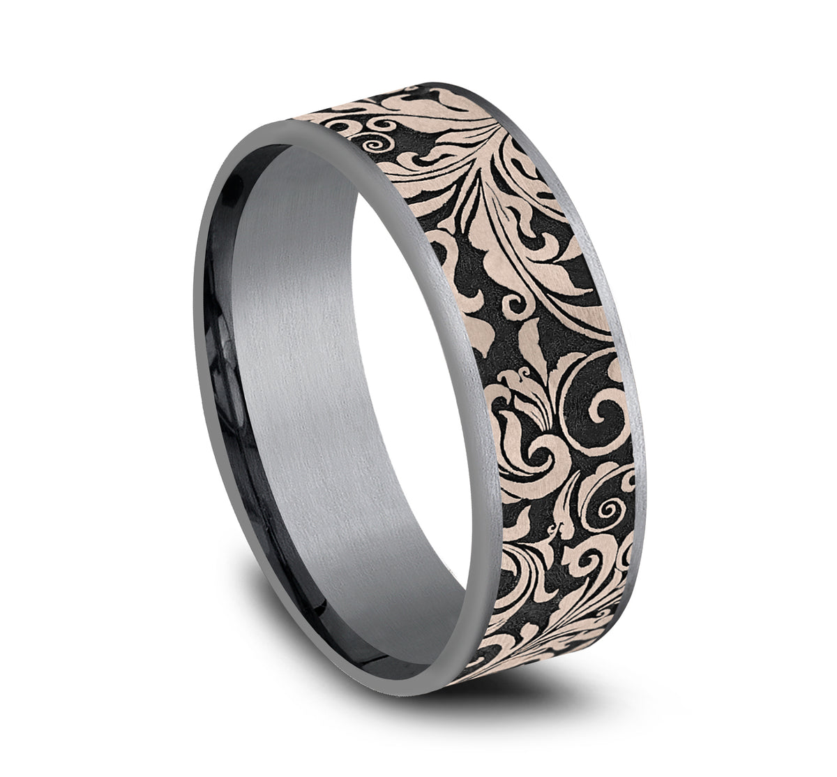 THE VINE - Grey Tantalum / 14K Rose Gold - image 2