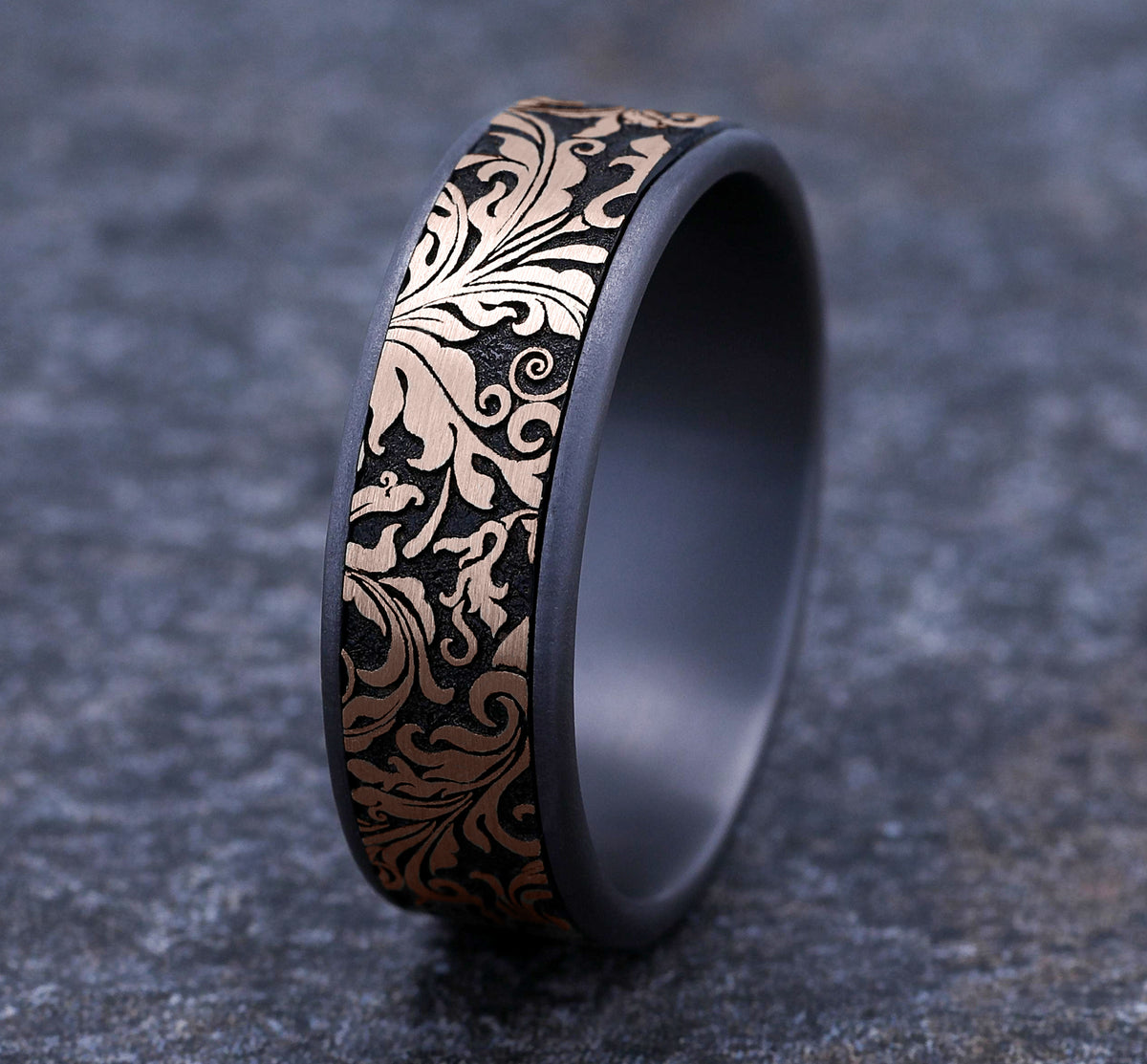 THE VINE - Grey Tantalum / 14K Rose Gold - image 4