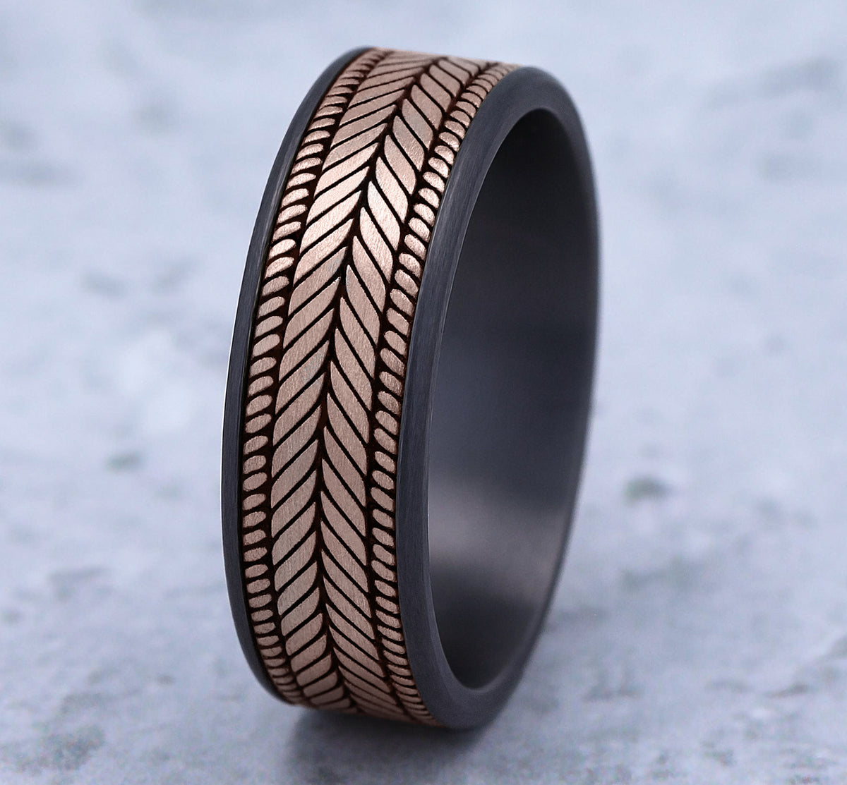 THE CAPRIO - Grey Tantalum / 14K Rose Gold - image 4