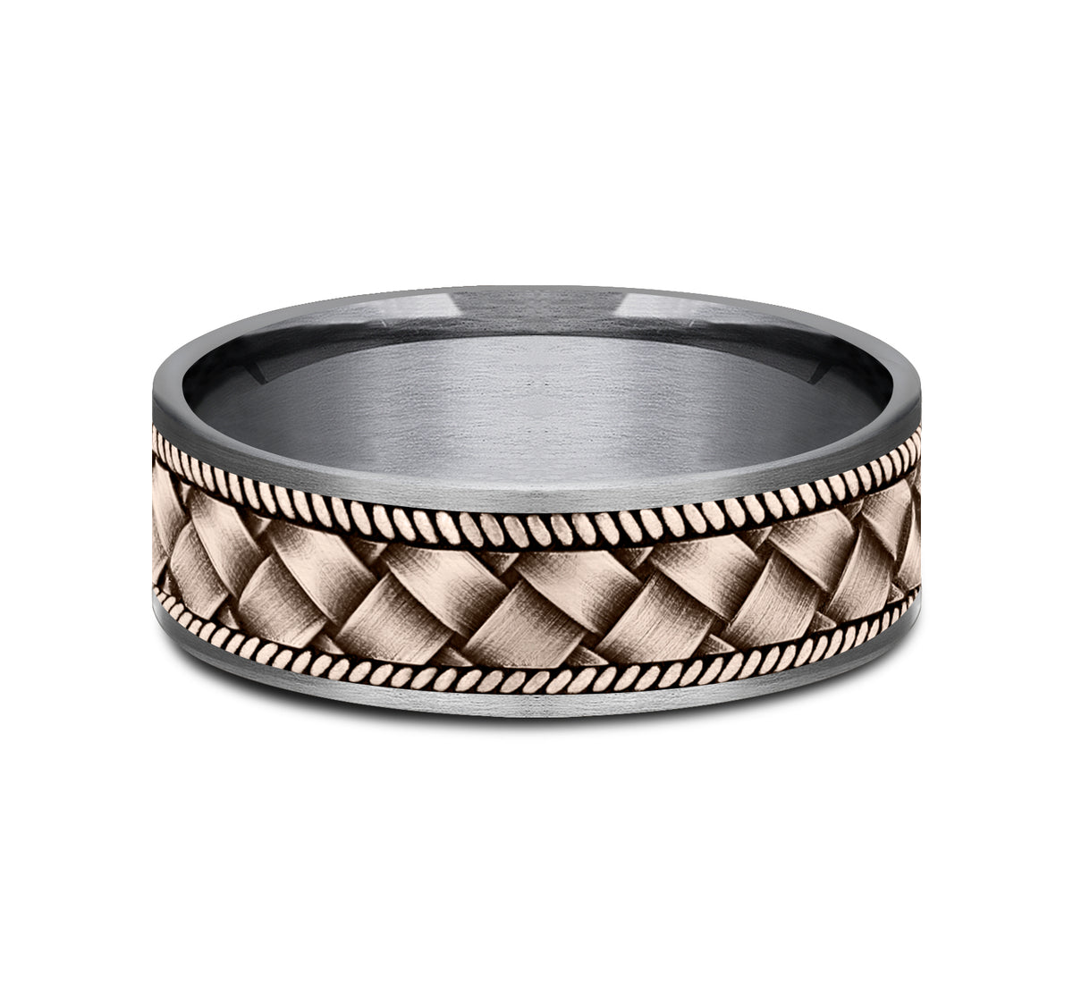 THE BASKET - Grey Tantalum / 14K Rose Gold - image 3