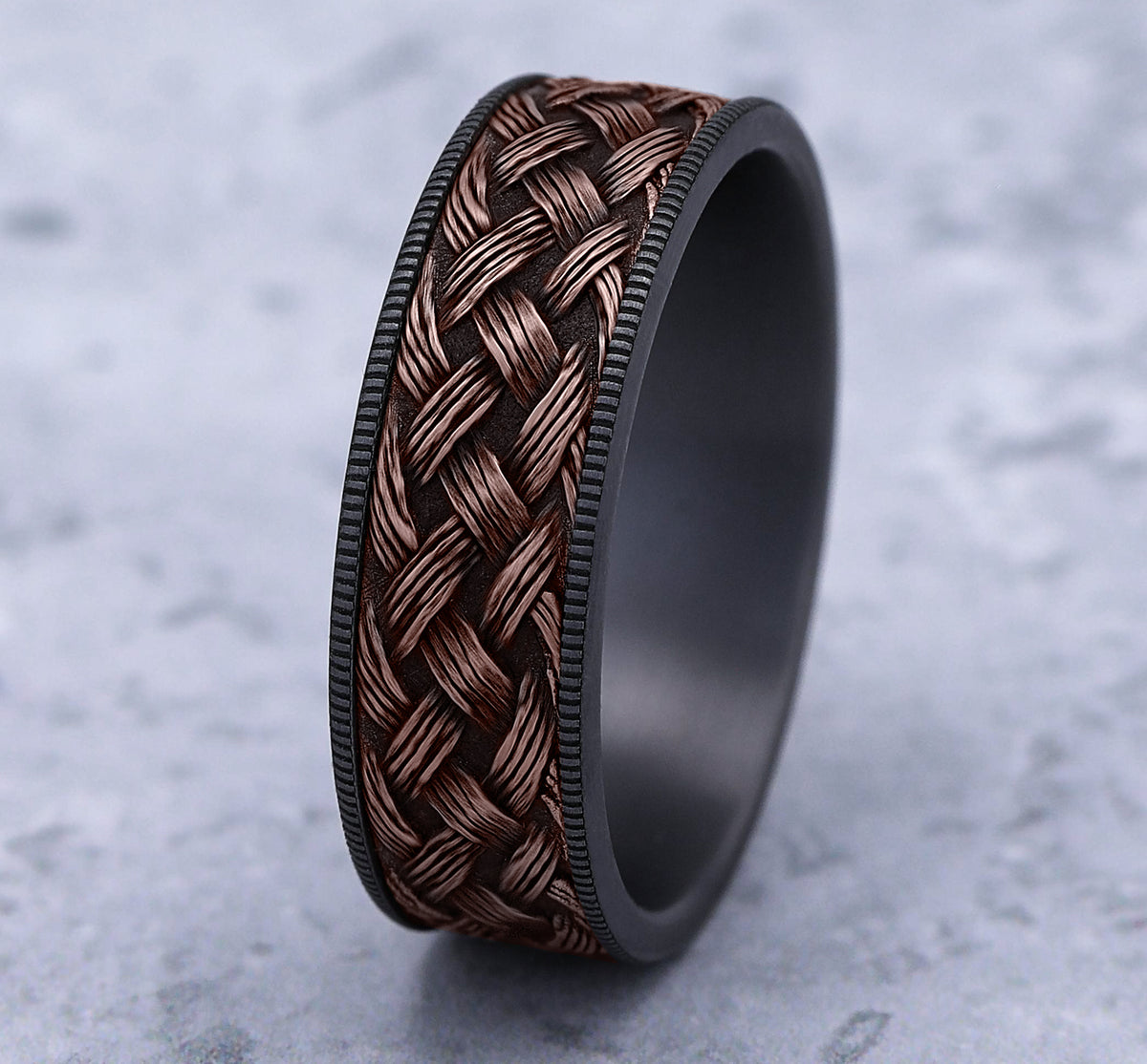 THE TRELLIS - Grey Tantalum / 14K Rose Gold - image 4