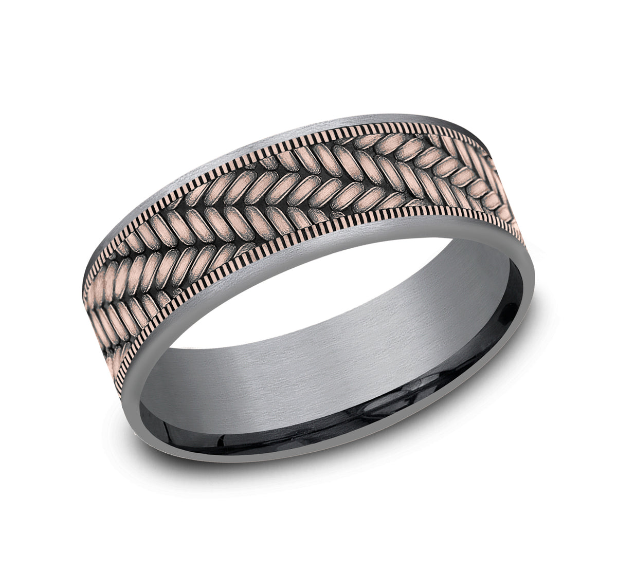 THE VANGUARD - Grey Tantalum / 14K Rose Gold
