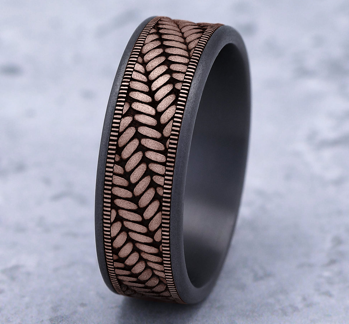 THE VANGUARD - Grey Tantalum / 14K Rose Gold - image 4