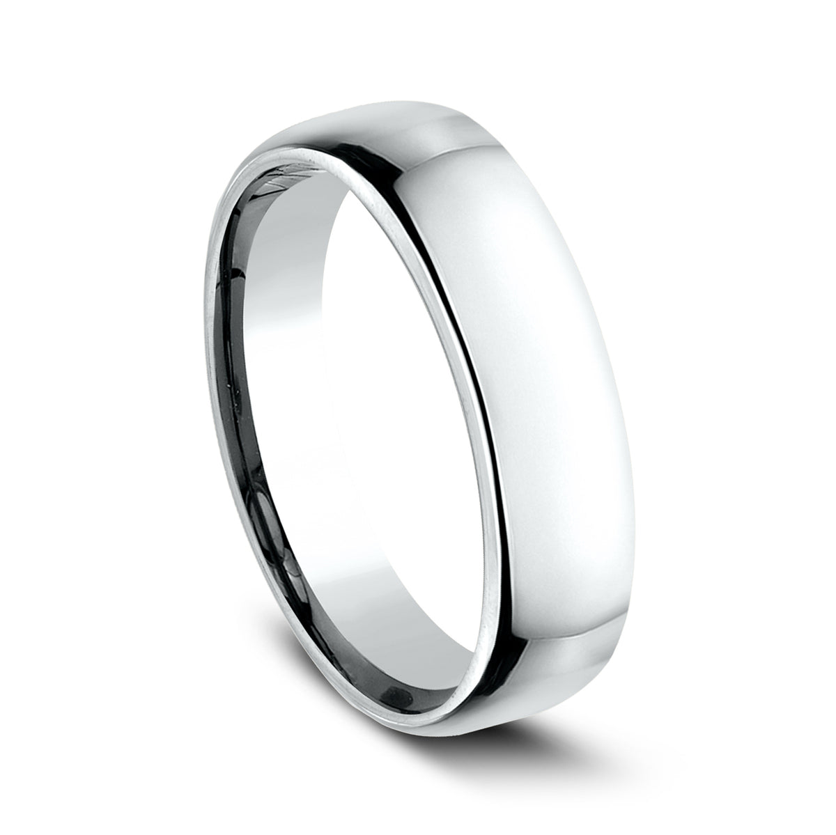 Euro Comfort-Fit ® - 14K White Gold - image 2