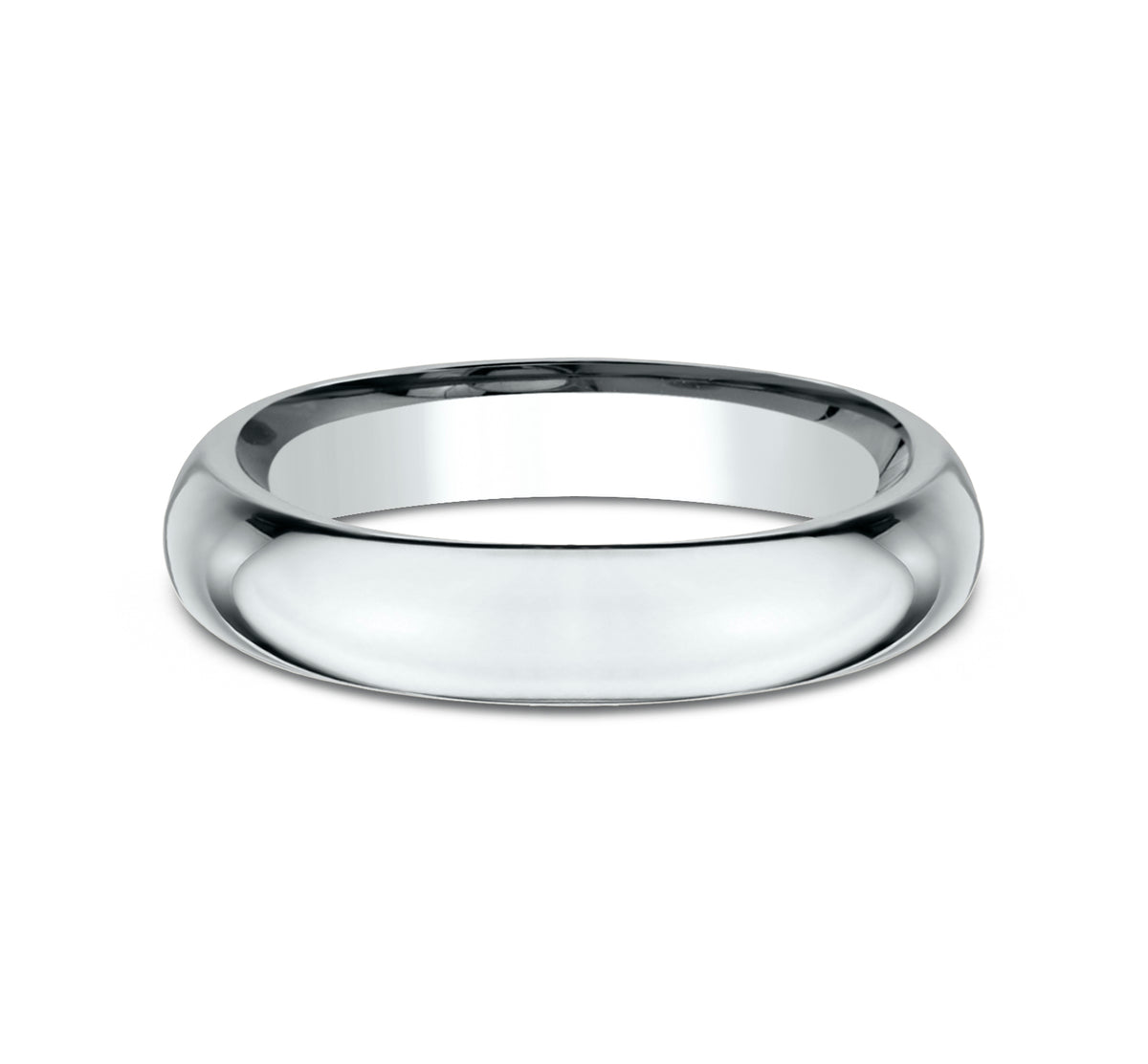 High Dome Comfort Fit - 14K White Gold - image 3